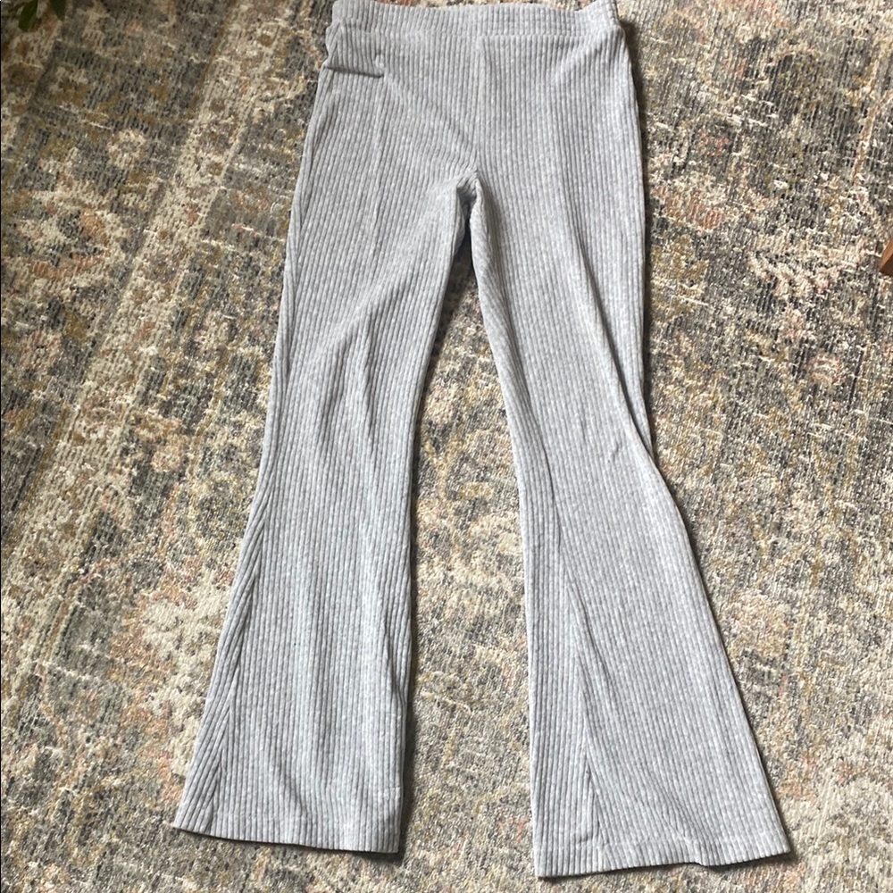 Aerie Gray Boot Cut Flare Pants